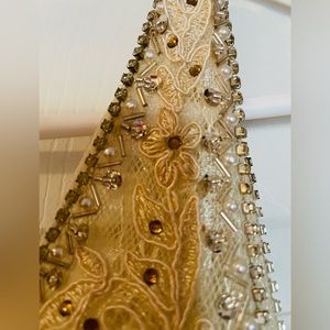 bridesmaid dress, with tulle skirt.